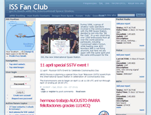 Tablet Screenshot of issfanclub.com